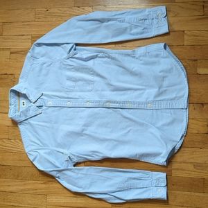 Uniqlo light blue long sleeve oxford cloth button down